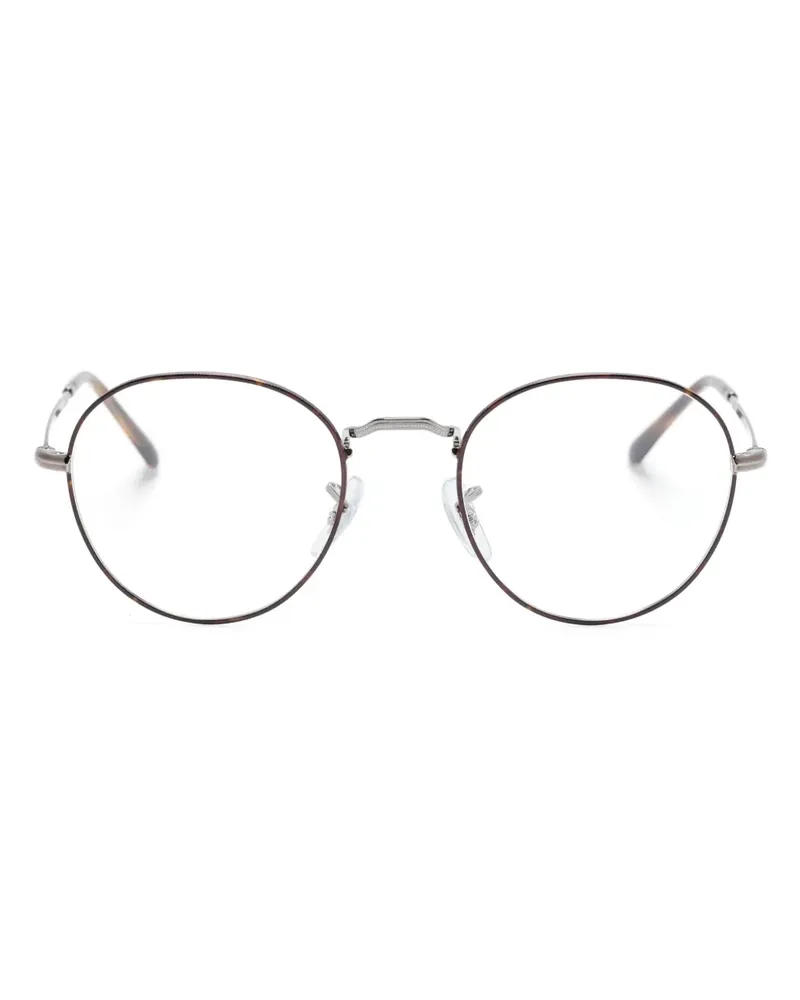 Ray Ban Round Metal Optics II Brille - Schwarz Schwarz