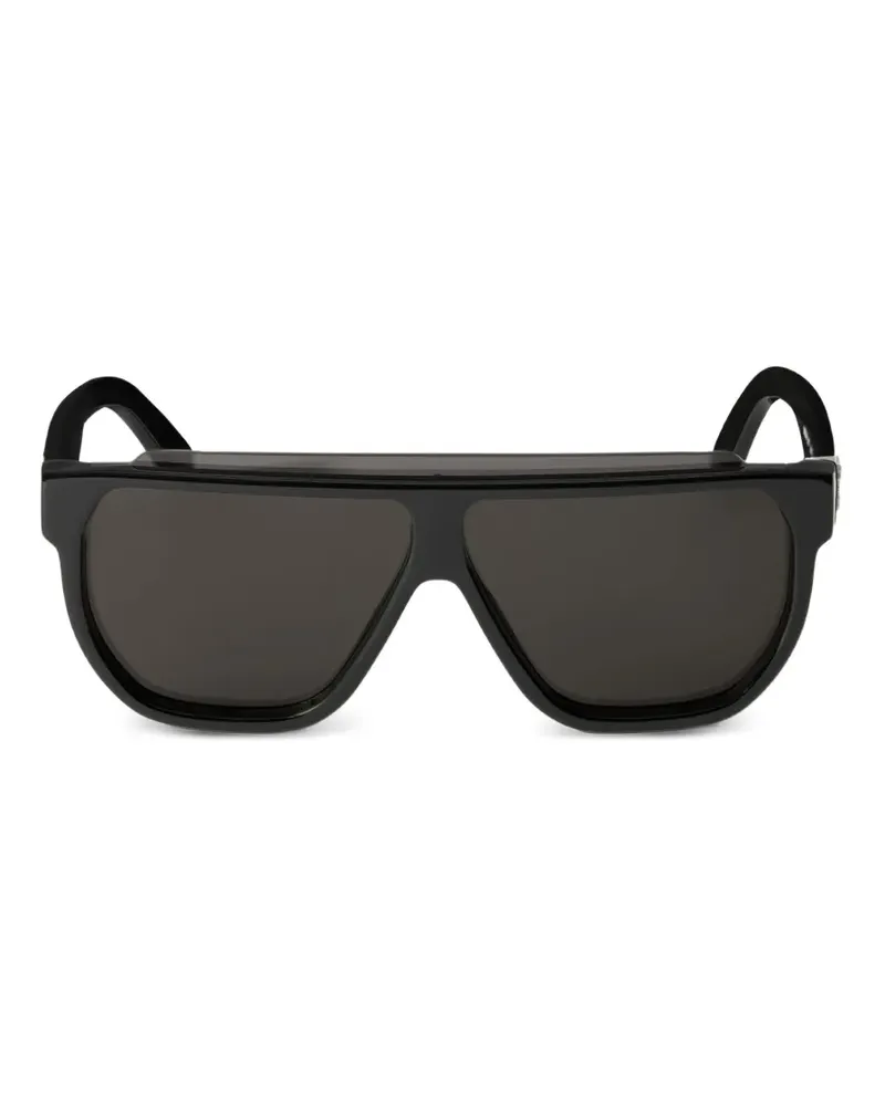 OFF-WHITE Earth geometric-frame sunglasses - Schwarz Schwarz