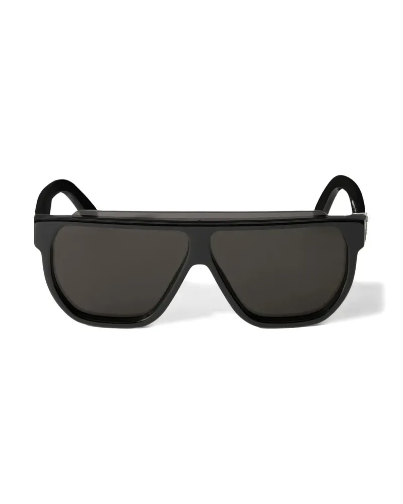 OFF-WHITE Earth geometric-frame sunglasses - Schwarz Schwarz