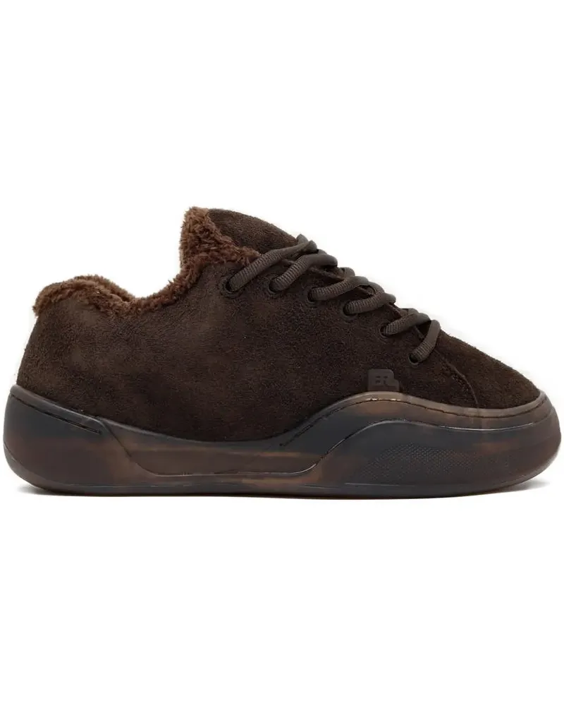 ERL suede sneakers - Braun Braun