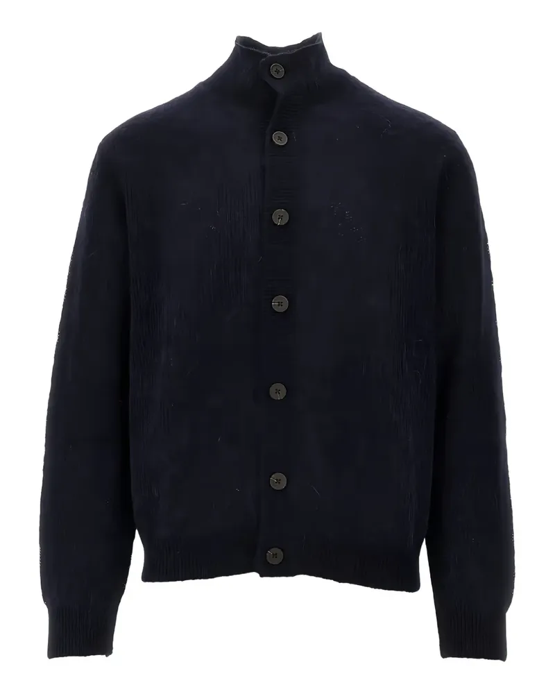 Emporio Armani button-up cardigan - Blau Blau