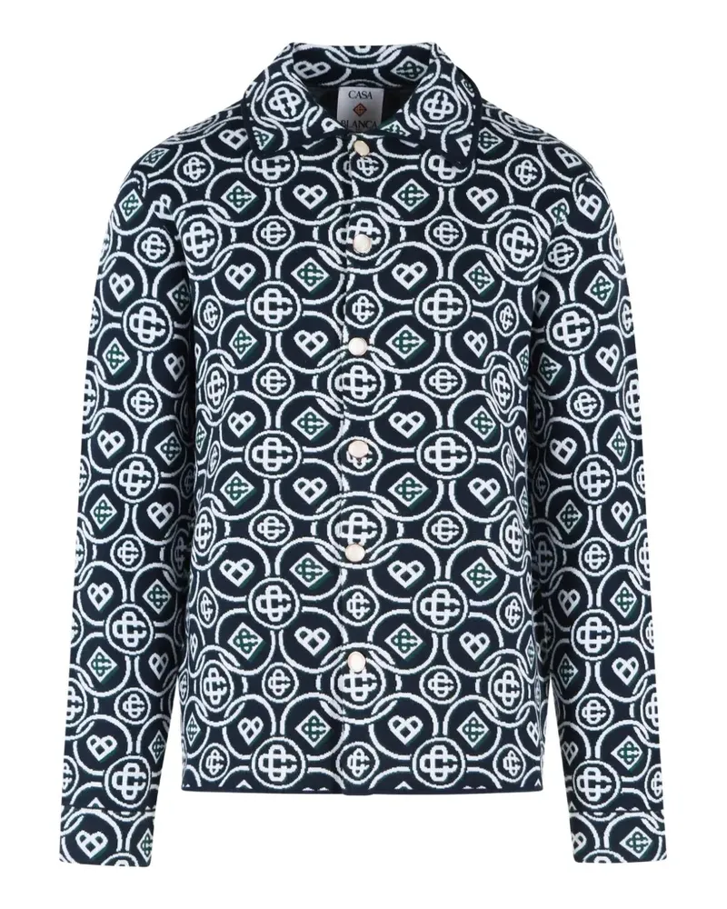 Casablanca Paris Hemd mit Monogramm - Blau Blau