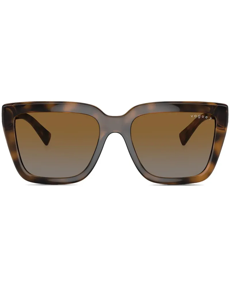 Vogue Sonnenbrille mit eckigem Gestell - Braun Braun