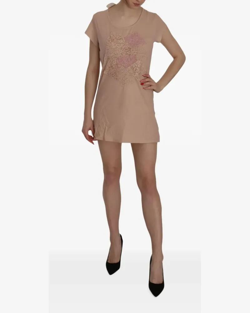 Pink Memories Kleid mit Spitze - Rosa Rosa