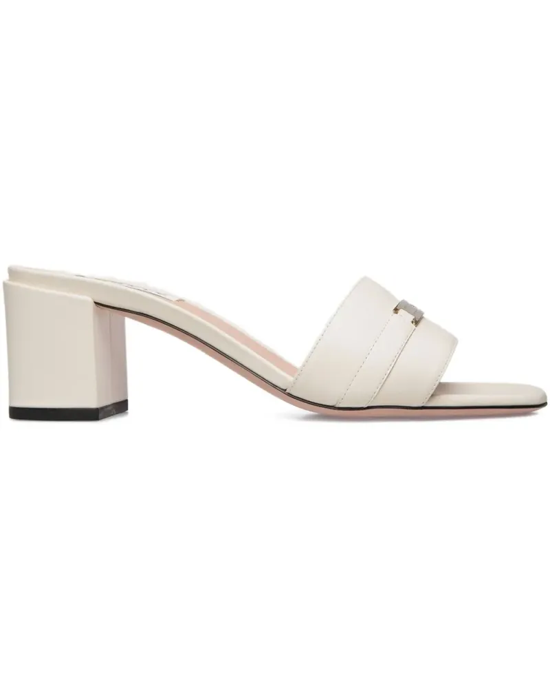 Bally Deco Sandalen mit Blockabsatz 55mm - Weiß Weiß