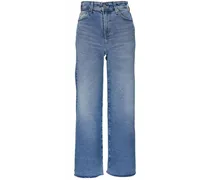 Wide-Leg-Jeans mit hohem Bund