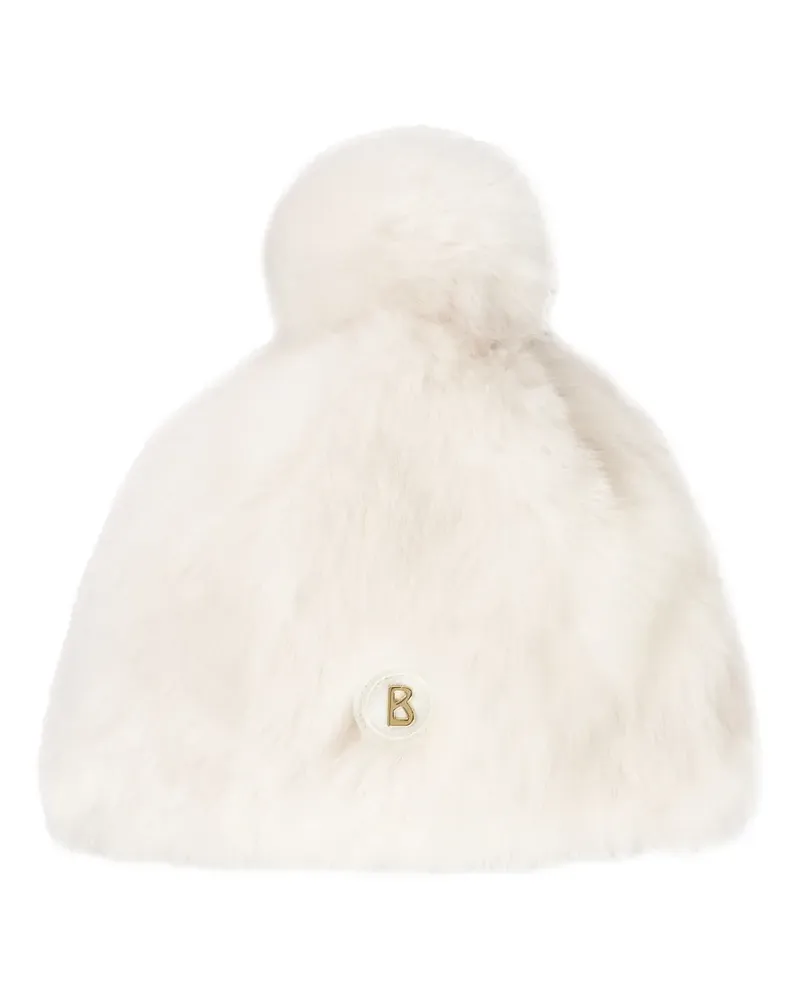Bogner Aria Beanie mit Pompon - Weiß Weiß