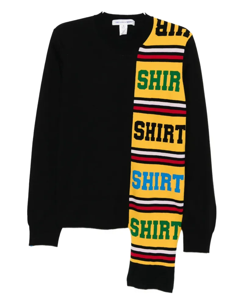 Comme des Garçons Pullover mit Print - Schwarz Schwarz