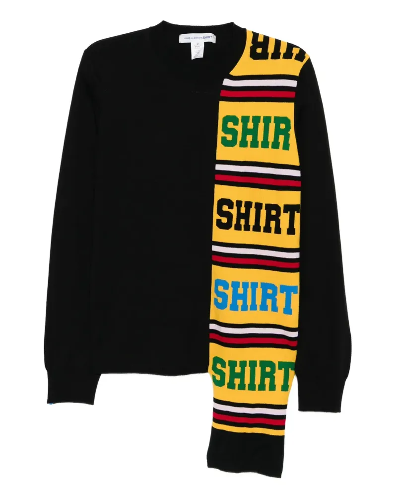 Comme des Garçons Pullover mit Print - Schwarz Schwarz