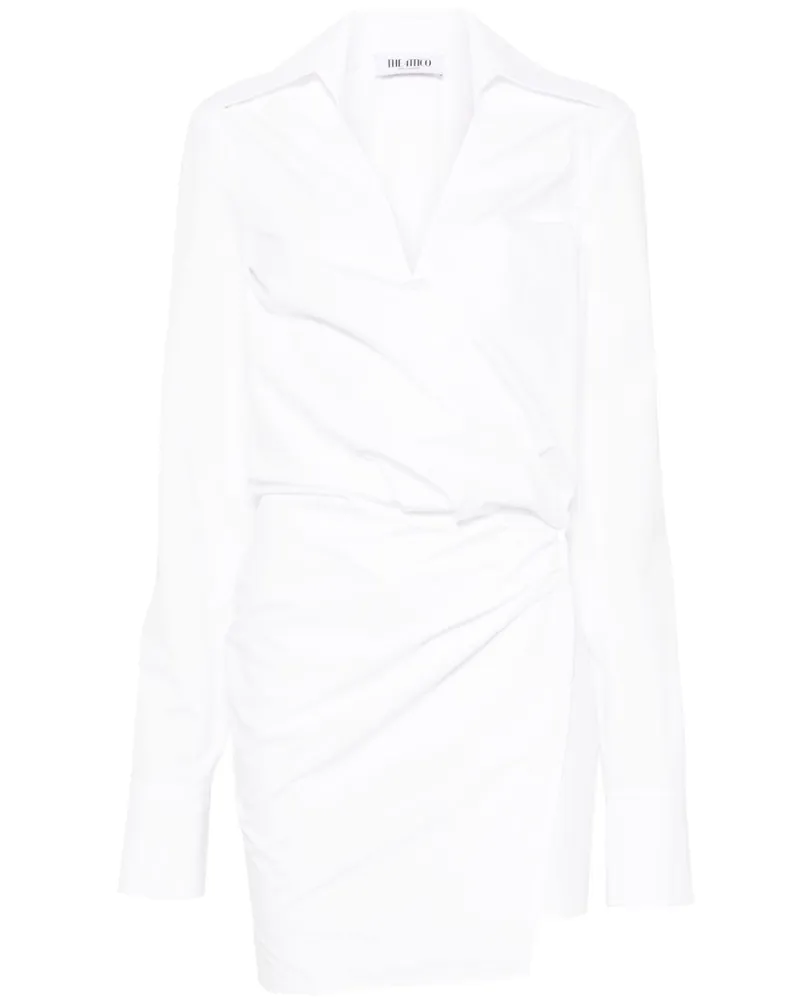 ATTICO Klassisches Hemdkleid - Weiß Weiß