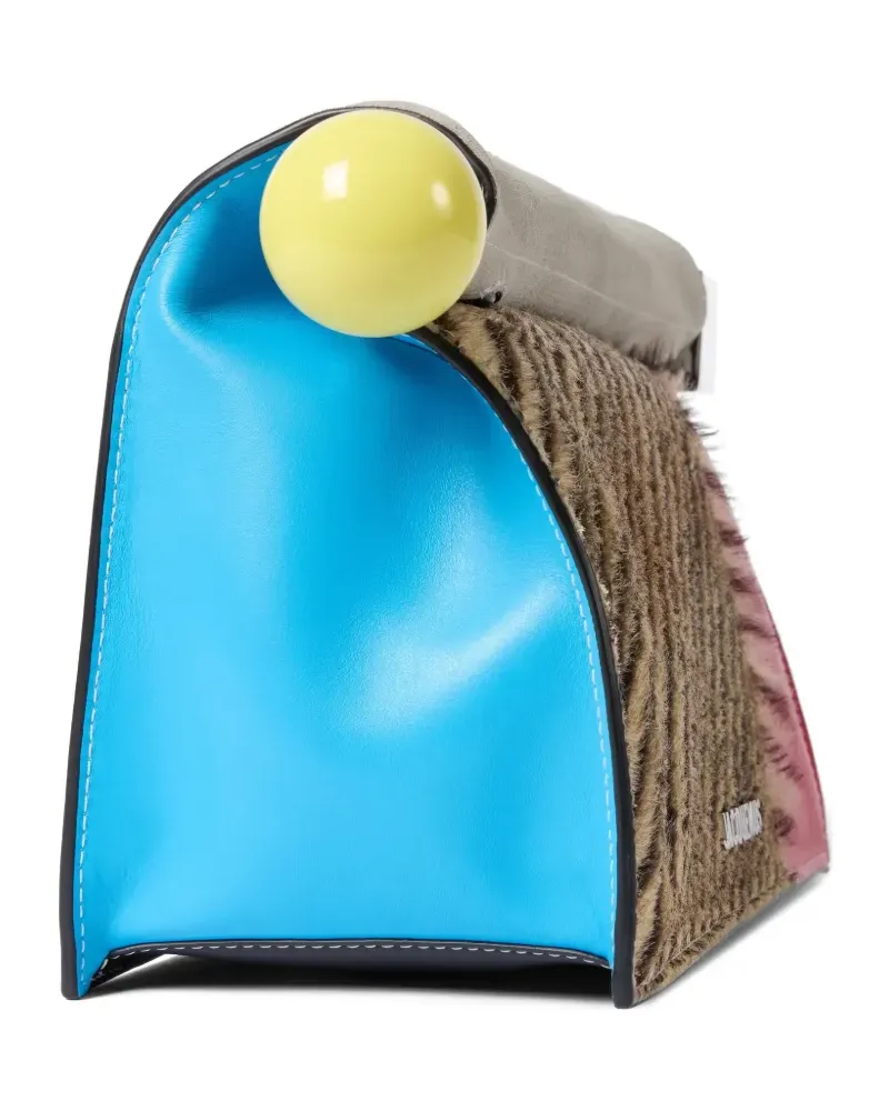 Jacquemus The Rond Carré clutch - Grau Grau