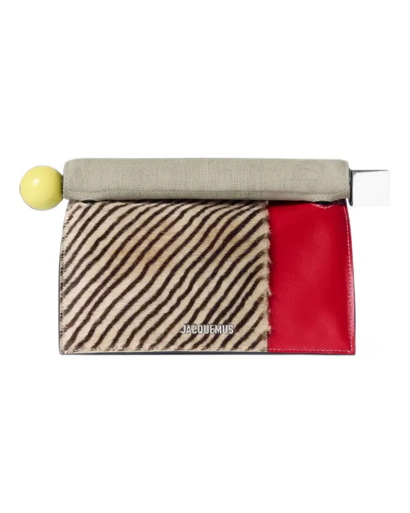 Jacquemus The Rond Carré Clutch - Nude Nude