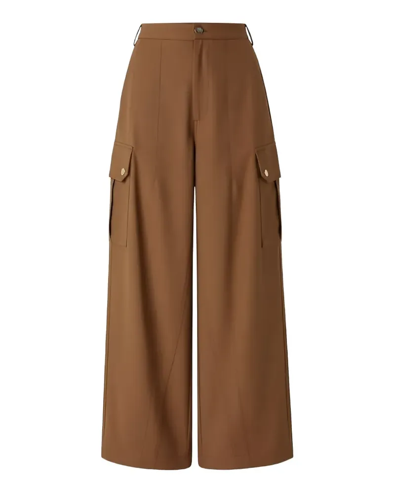 Pinko Hose mit Seitentaschen - Braun Braun