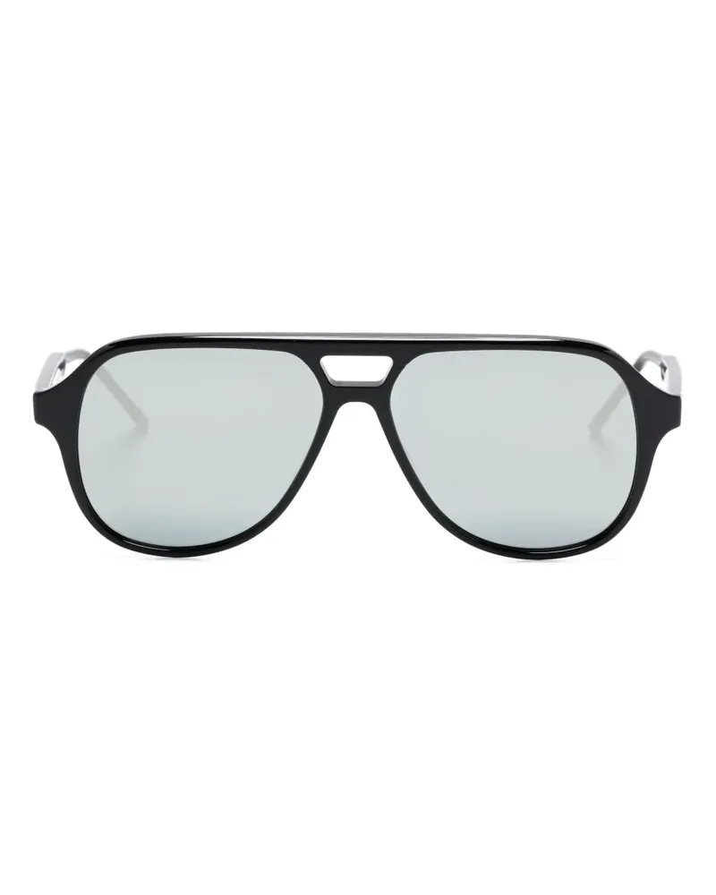 Thom Browne Getönte Pilotenbrille - Schwarz Schwarz