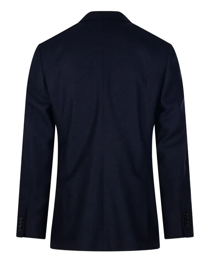 LARDINI single-breasted buttoned blazer - Blau Blau