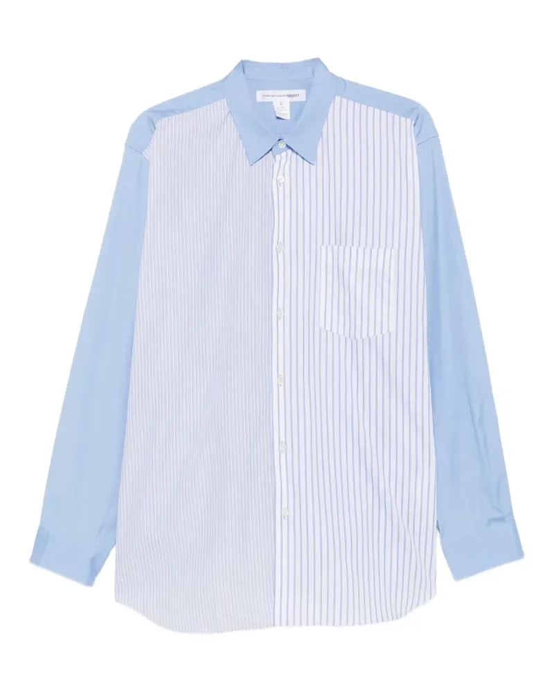 Comme des Garçons Hemd mit Längsstreifen - Weiß Weiß