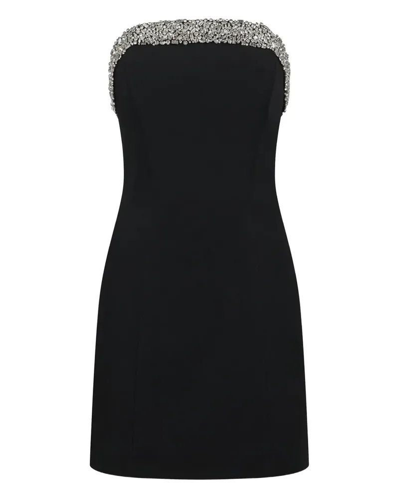 Amen Schulterfreies Minikleid - Schwarz Schwarz