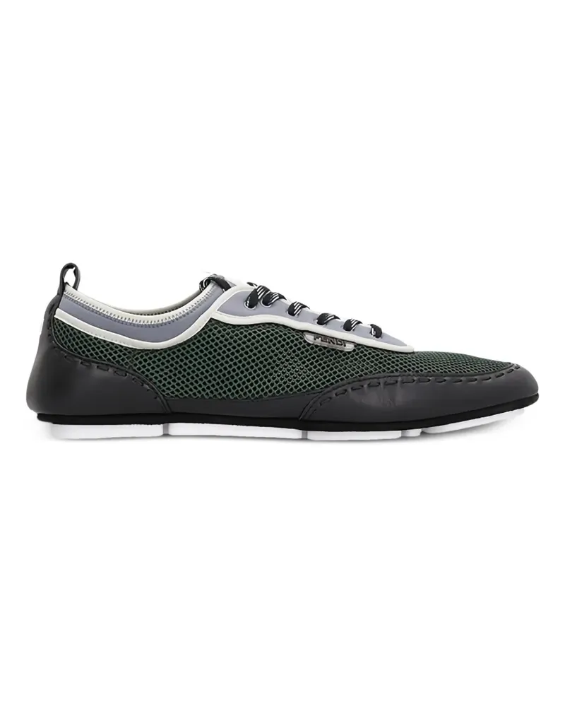 Fendi Fit lace-up sneakers - Grün Grün