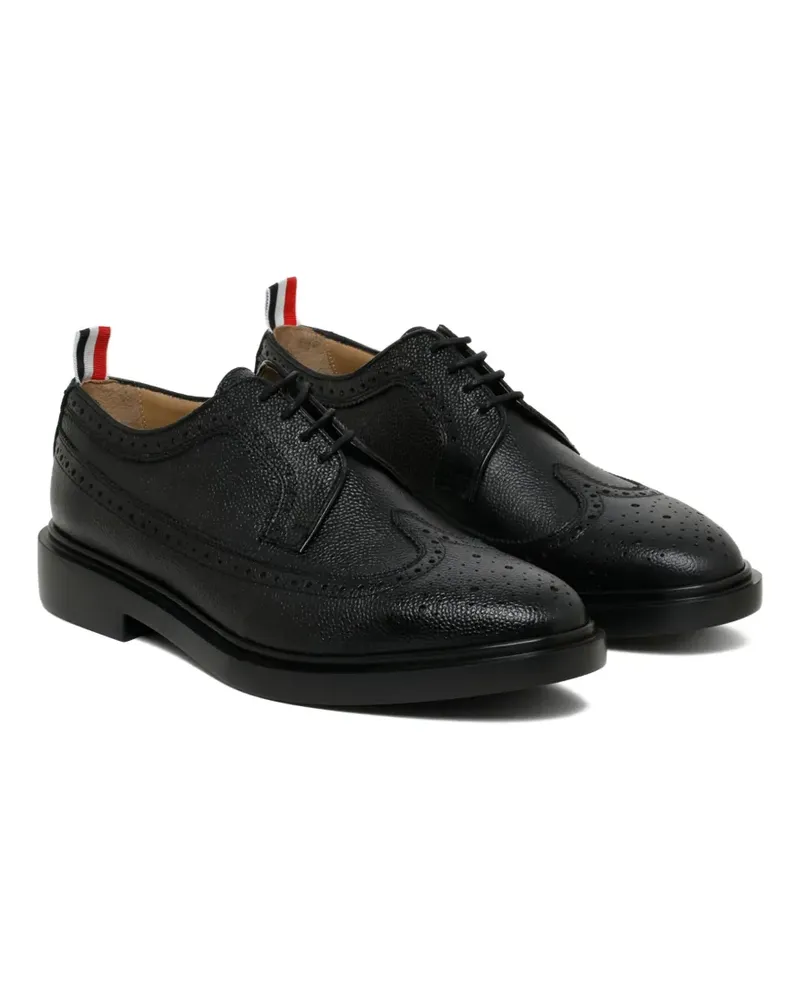 Thom Browne Budapester mit runder Kappe - Schwarz Schwarz