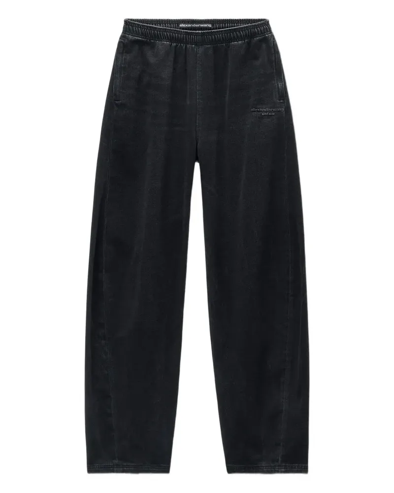 Alexander Wang Jogginghose mit Kordelzug - Schwarz Schwarz