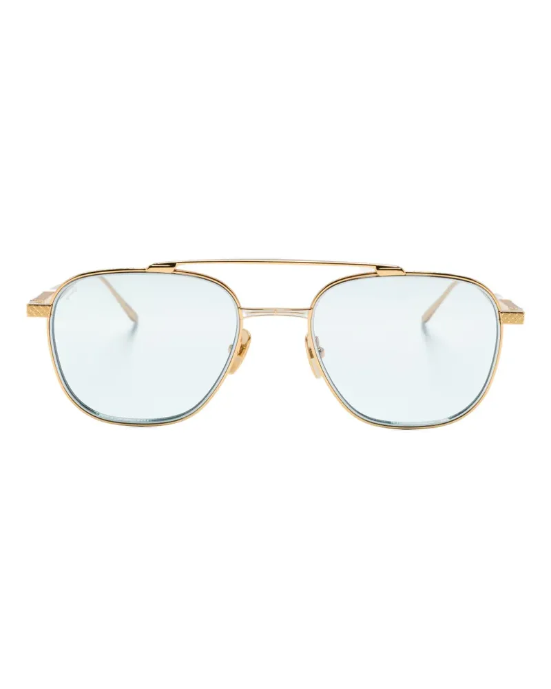 Leisure Society Montez pilot-frame sunglasses - Gold Gold