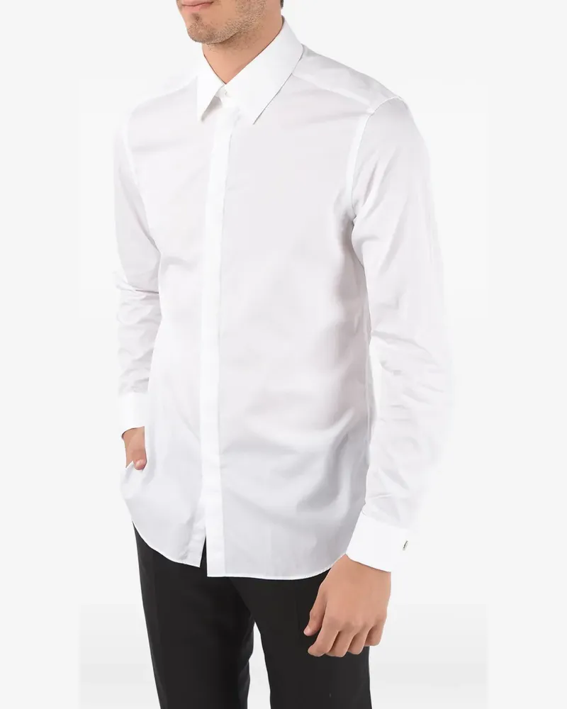 Corneliani Hemd mit schmalem Schnitt - Weiß Weiß
