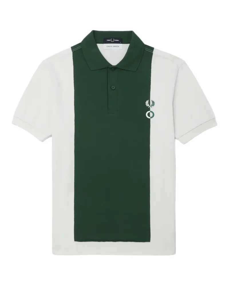 Fred Perry x Craig Green logo-detail polo shirt - Grün Grün