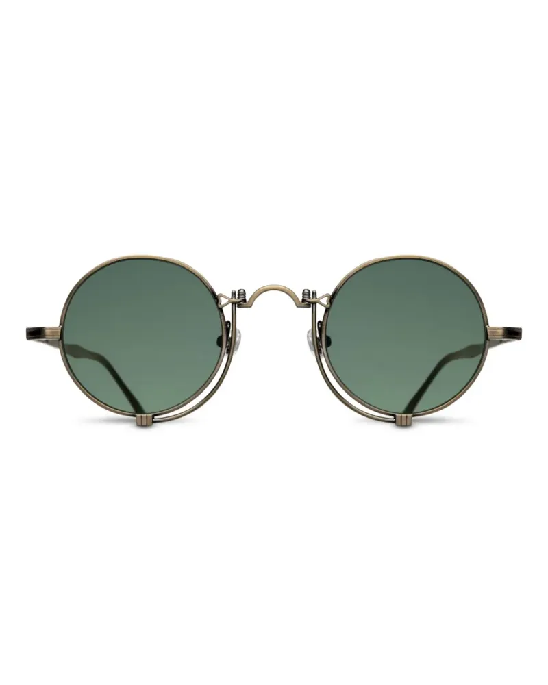 MATSUDA Sonnenbrille mit rundem Gestell - Gold Gold