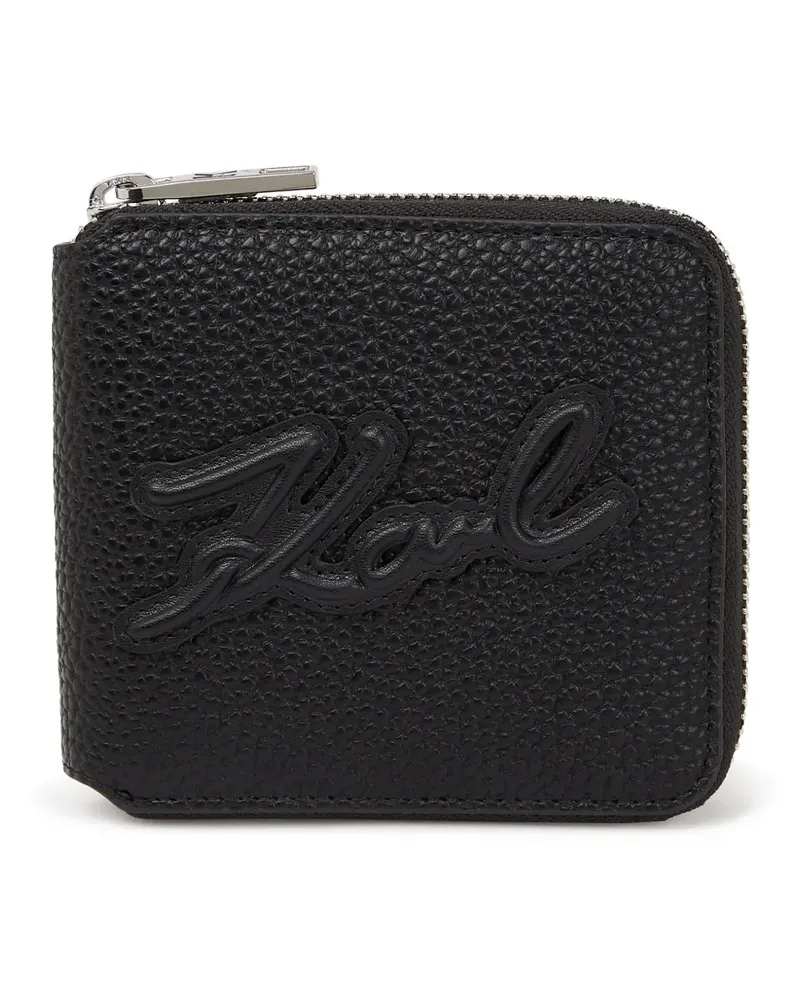 Karl Lagerfeld Mittelgroßes K/Skuare Portemonnaie - Schwarz Schwarz