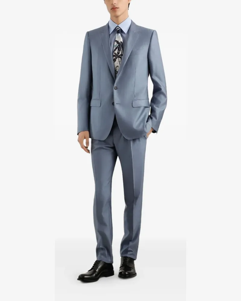 Dolce & Gabbana wool single-breasted suit - Blau Blau