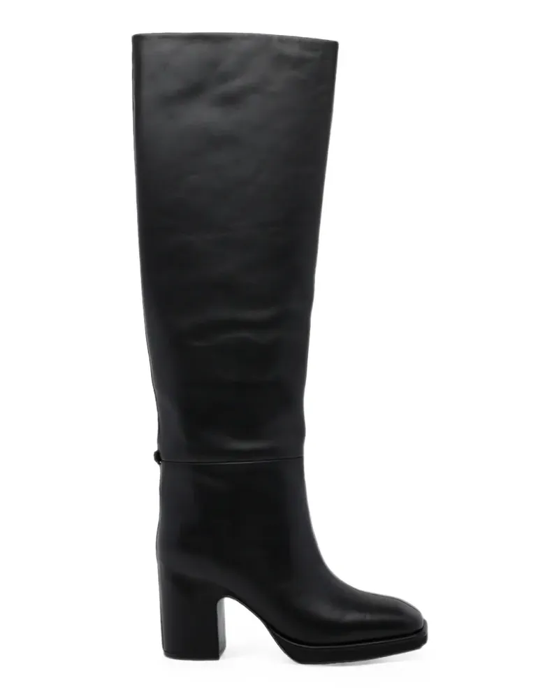 Paloma Barceló Ophelia square-toe block-heel boots - Schwarz Schwarz