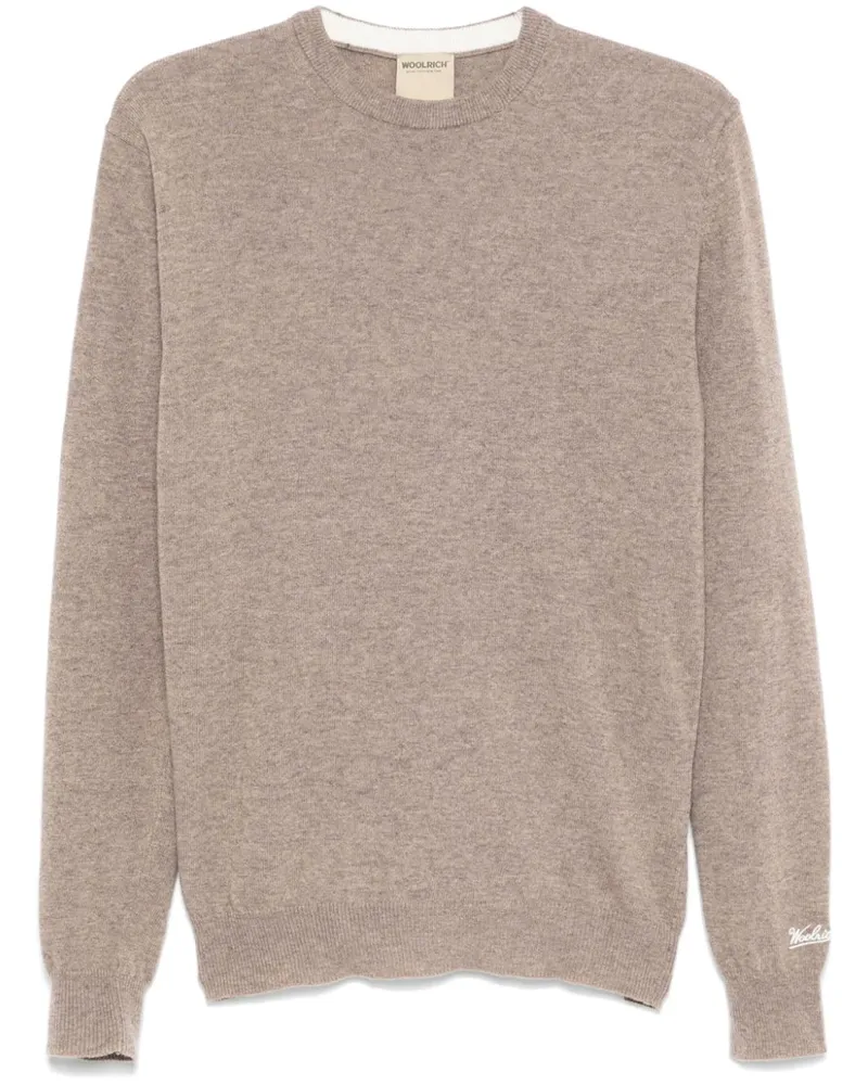 Woolrich Klassischer Pullover - Nude Nude