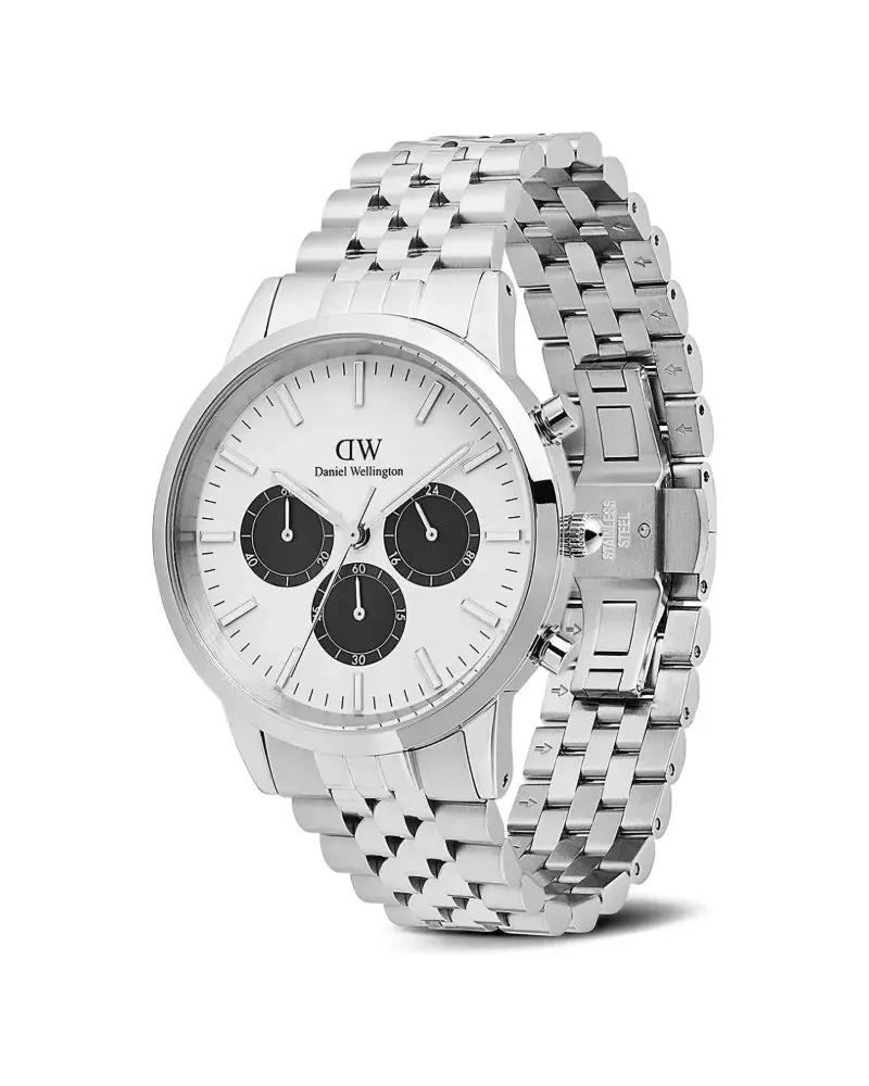 Daniel Wellington Arch 5-Link 40mm - Weiß Weiß