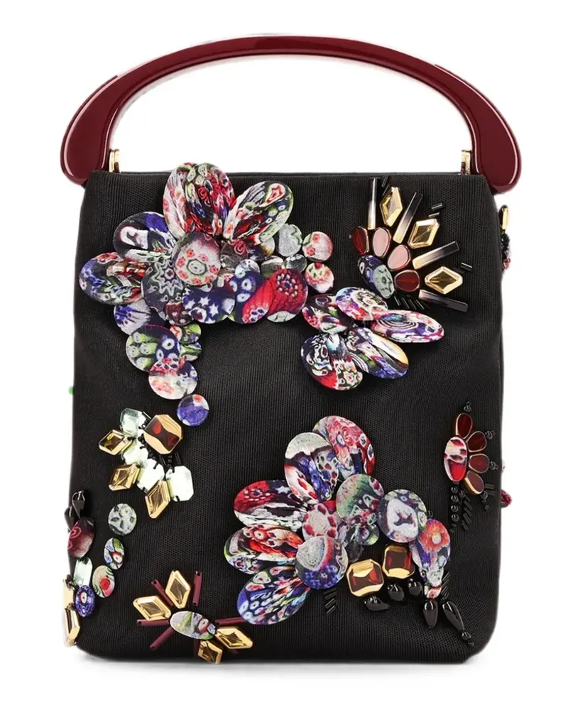 Dries van Noten Mikrosticktasche - Schwarz Schwarz
