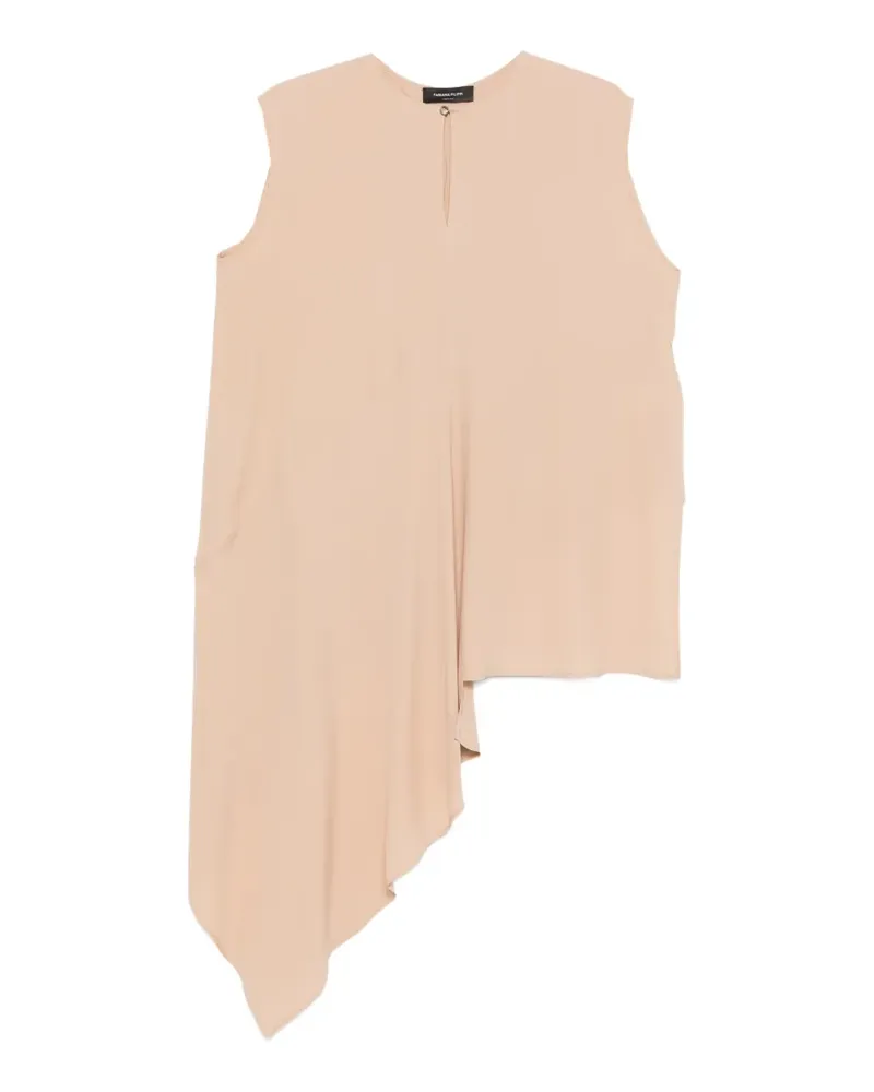 Fabiana Filippi asymmetric blouse - Nude Nude