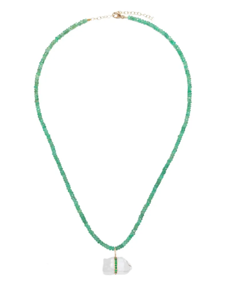JIA JIA 14kt Gelbgoldhalskette mit Quartz Gold