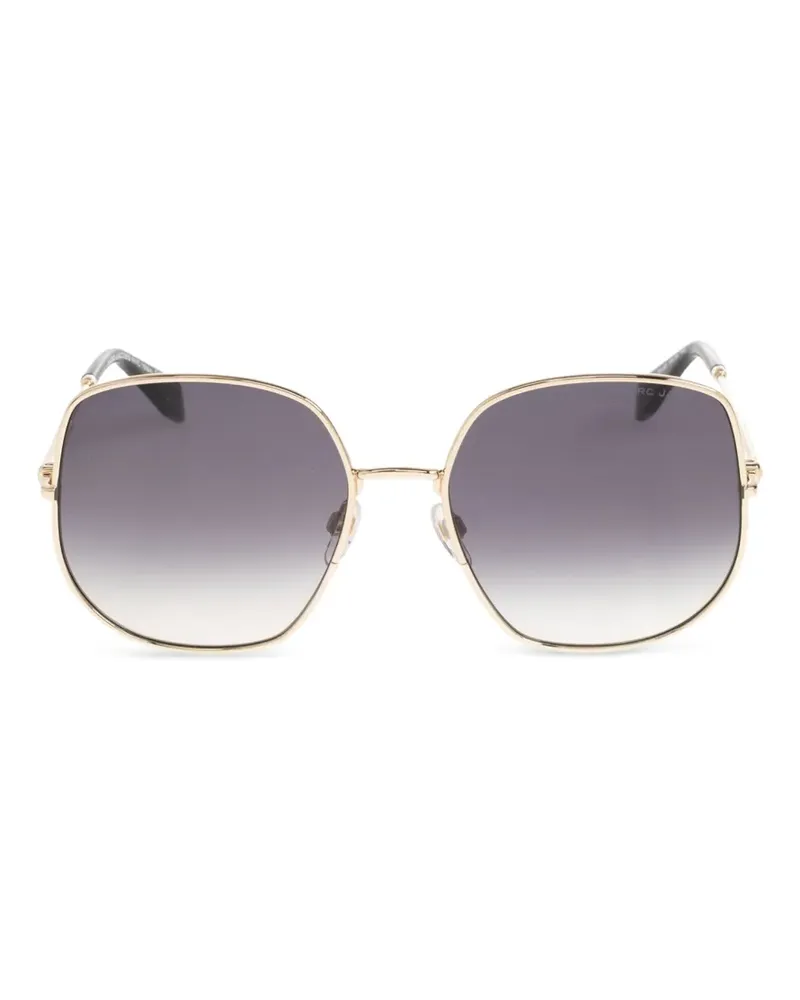 Marc Jacobs Sonnenbrille mit geometrischem Gestell - Gold Gold