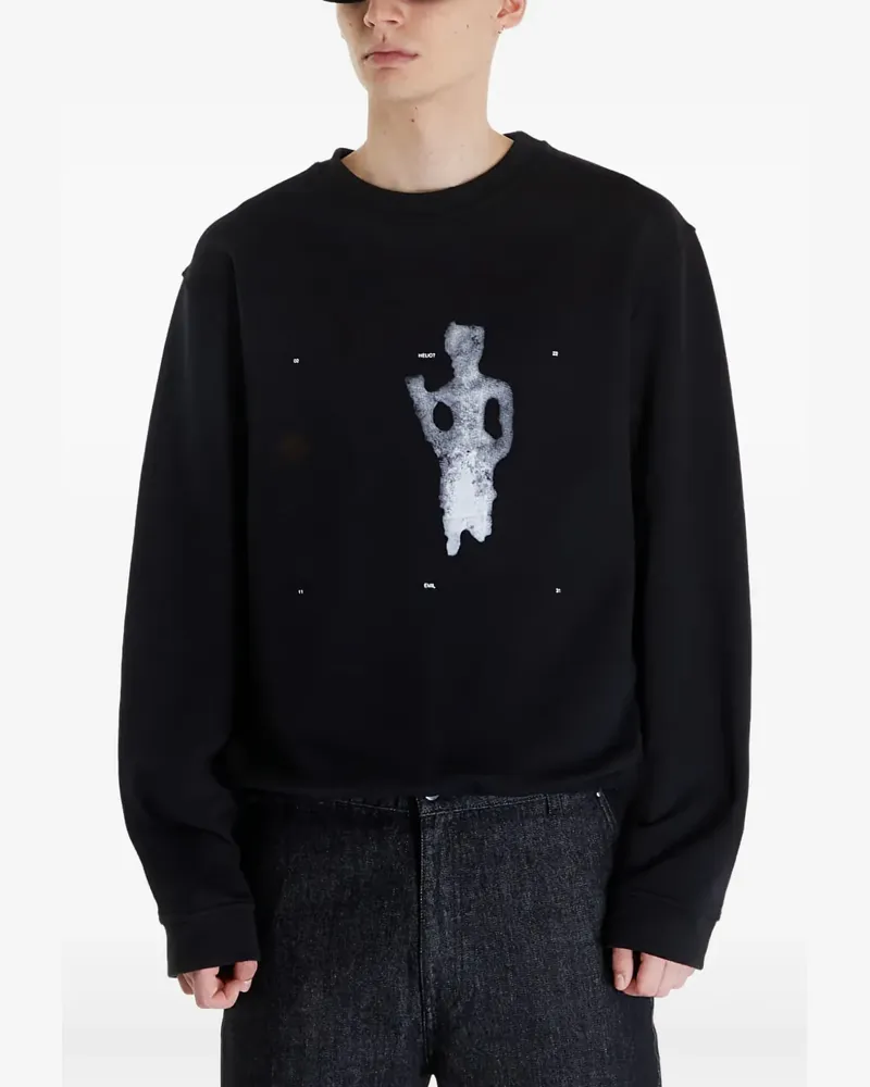 Heliot Emil Formation Sweatshirt - Schwarz Schwarz
