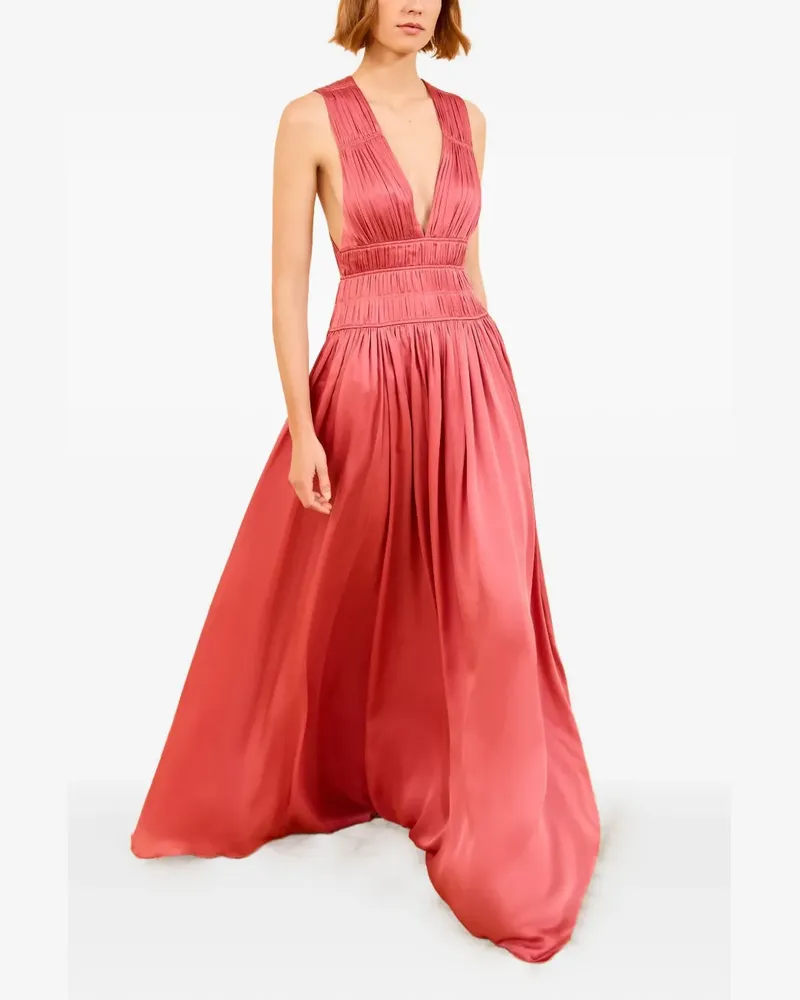 Ulla Johnson Boheme silk maxi dress - Rosa Rosa