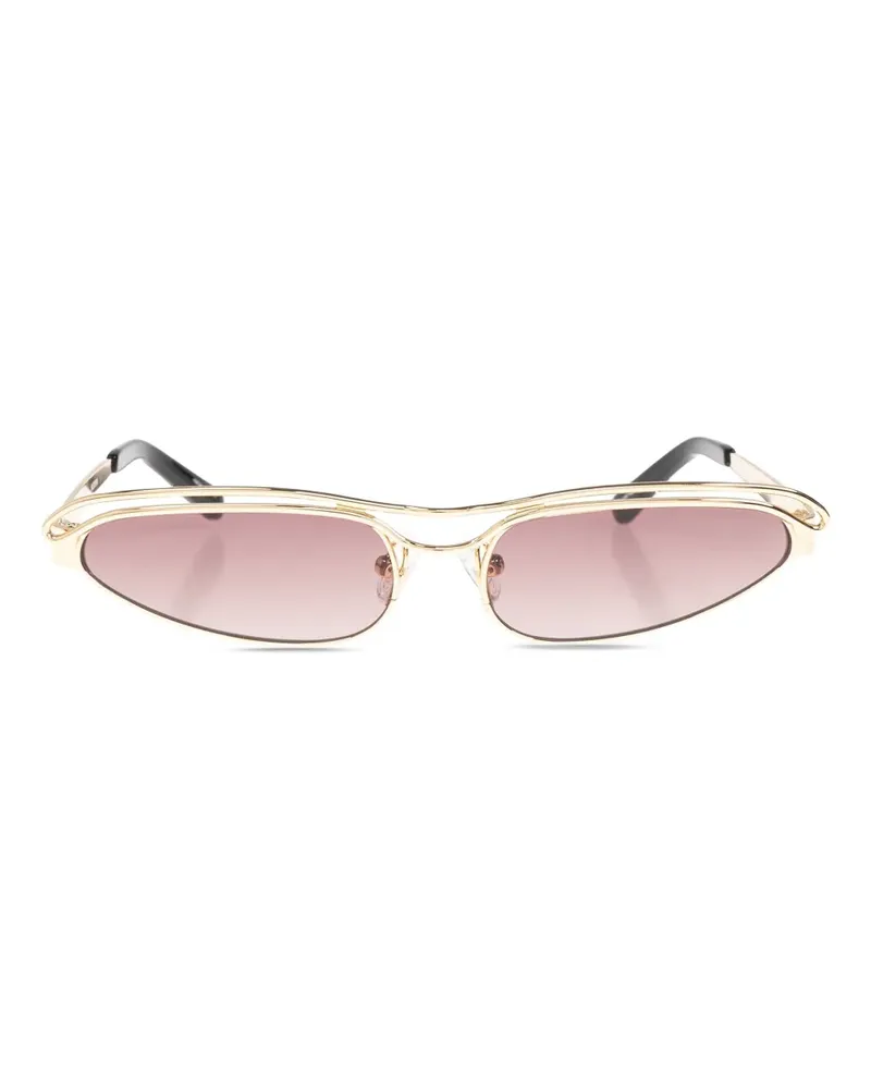 ATTICO Sonnenbrille mit Cat-Eye-Gestell - Gold Gold