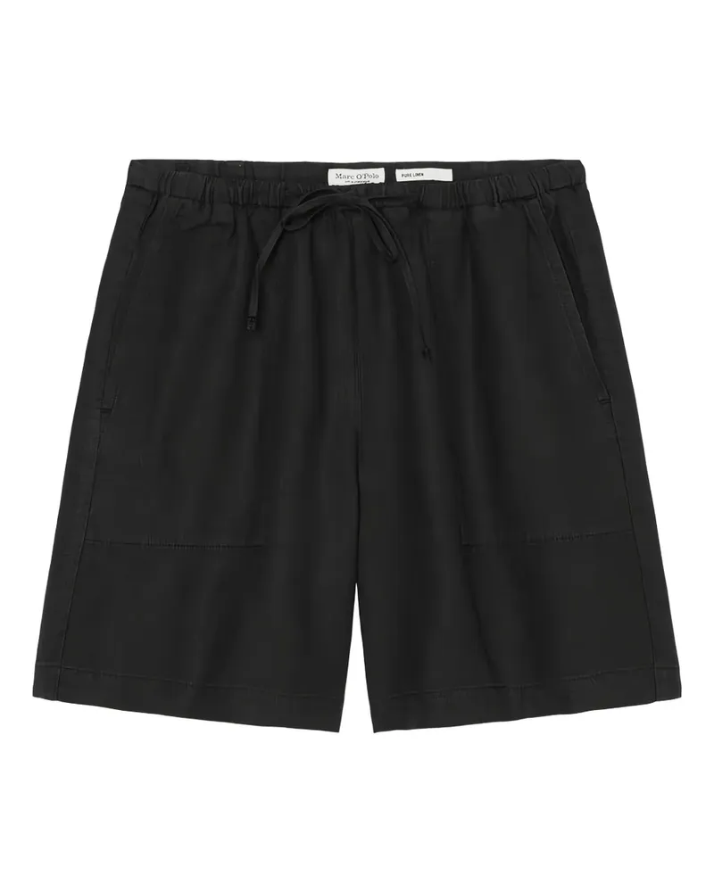 Marc O'Polo Shorts mit Kordelzug - Schwarz Schwarz