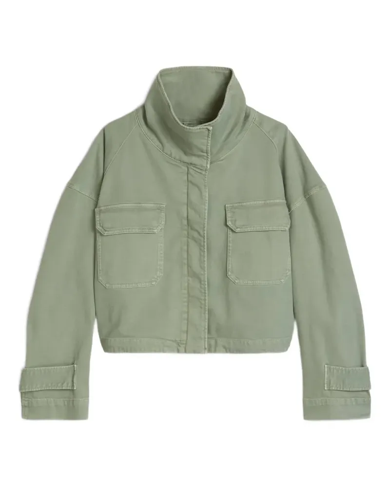 Marc O'Polo high-neck denim jacket - Grün Grün