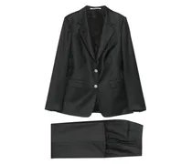 Geknöpfter Anzug - Schwarz