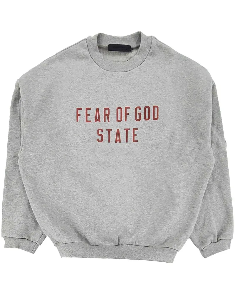 Fear of God Sweatshirt mit Logo-Print - Grau Grau