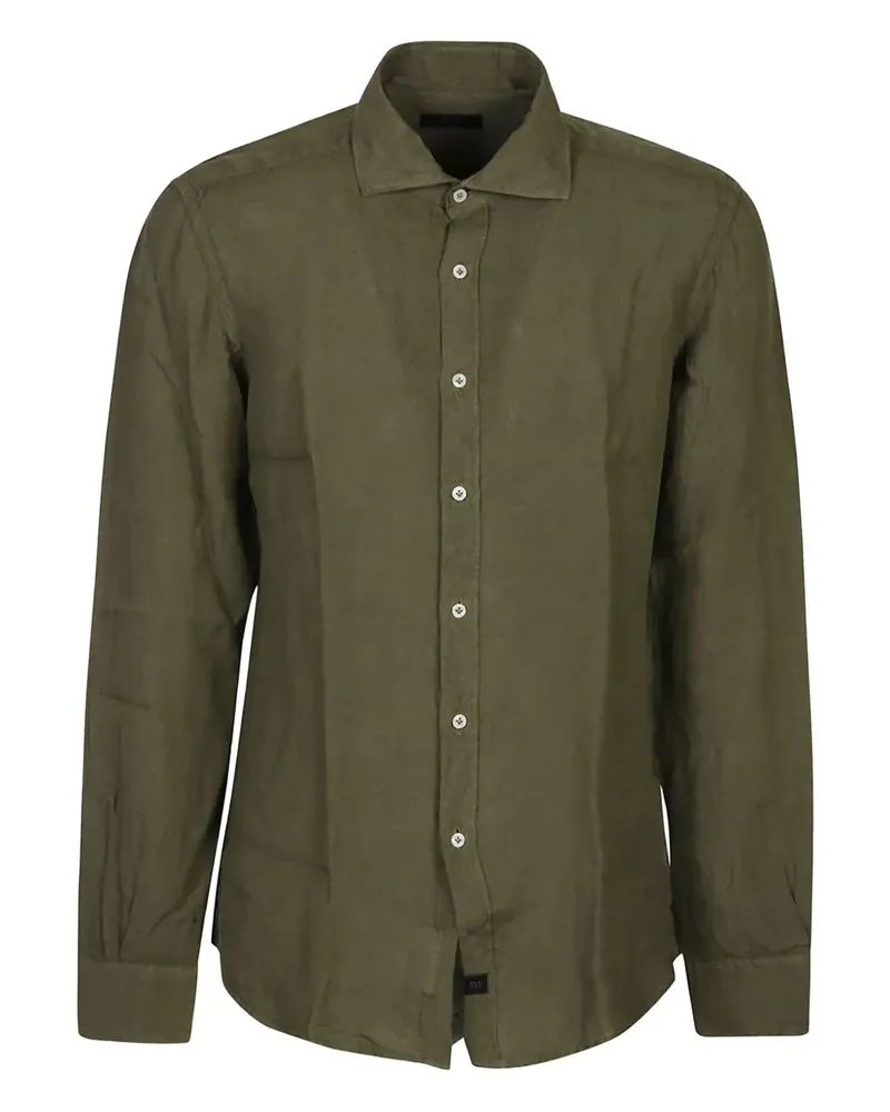 Fay long-sleeve button-up shirt - Grün Grün