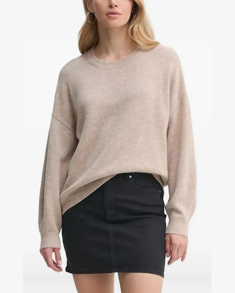 Gestuz Kaschmirpullover mit Ballonärmeln - Nude Nude