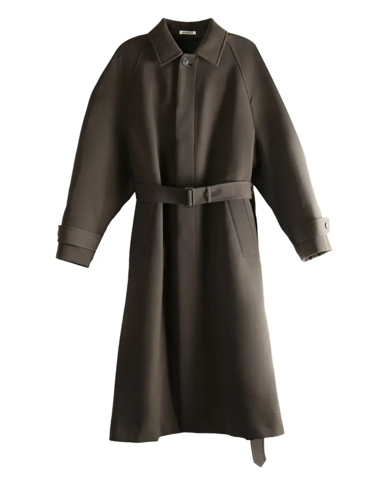 AURALEE belted coat - Braun Braun