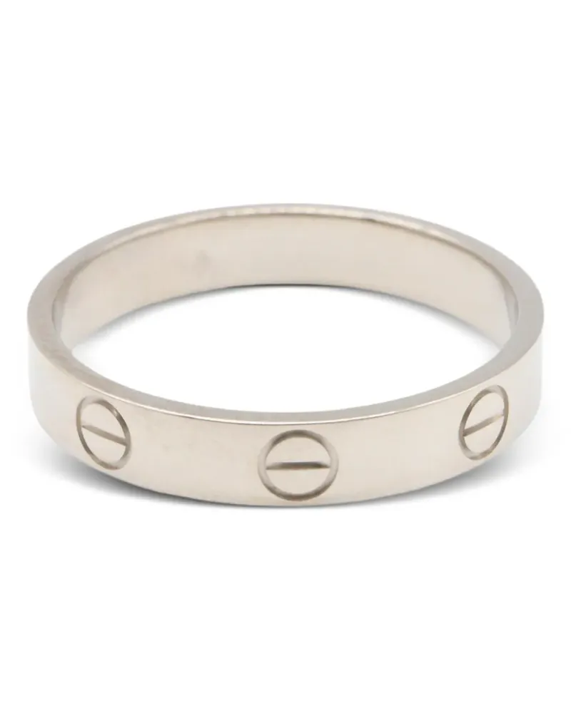 Cartier 2010s mini Love Ring - Silber Silber