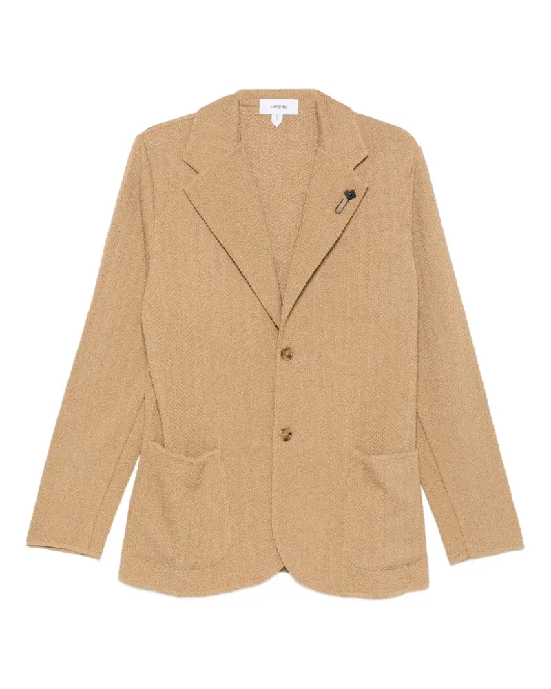 LARDINI flower-detail blazer - Nude Nude