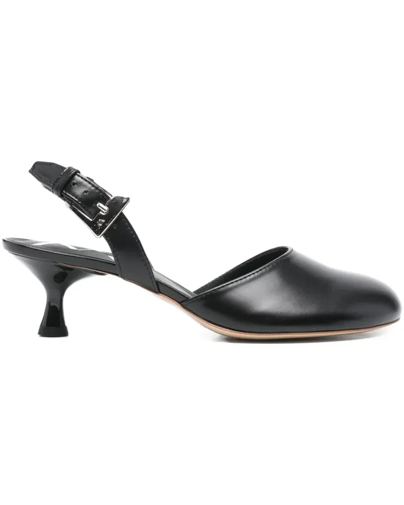 OPEN YY Slingback-Sandalen 60mm - Schwarz Schwarz